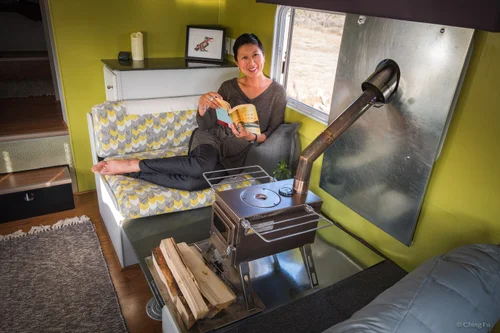Installing The Winnerwell Portable Tiny Wood Stove In Our RV — Live Small |  Ride Free - Sustainable Solar Powered RV
