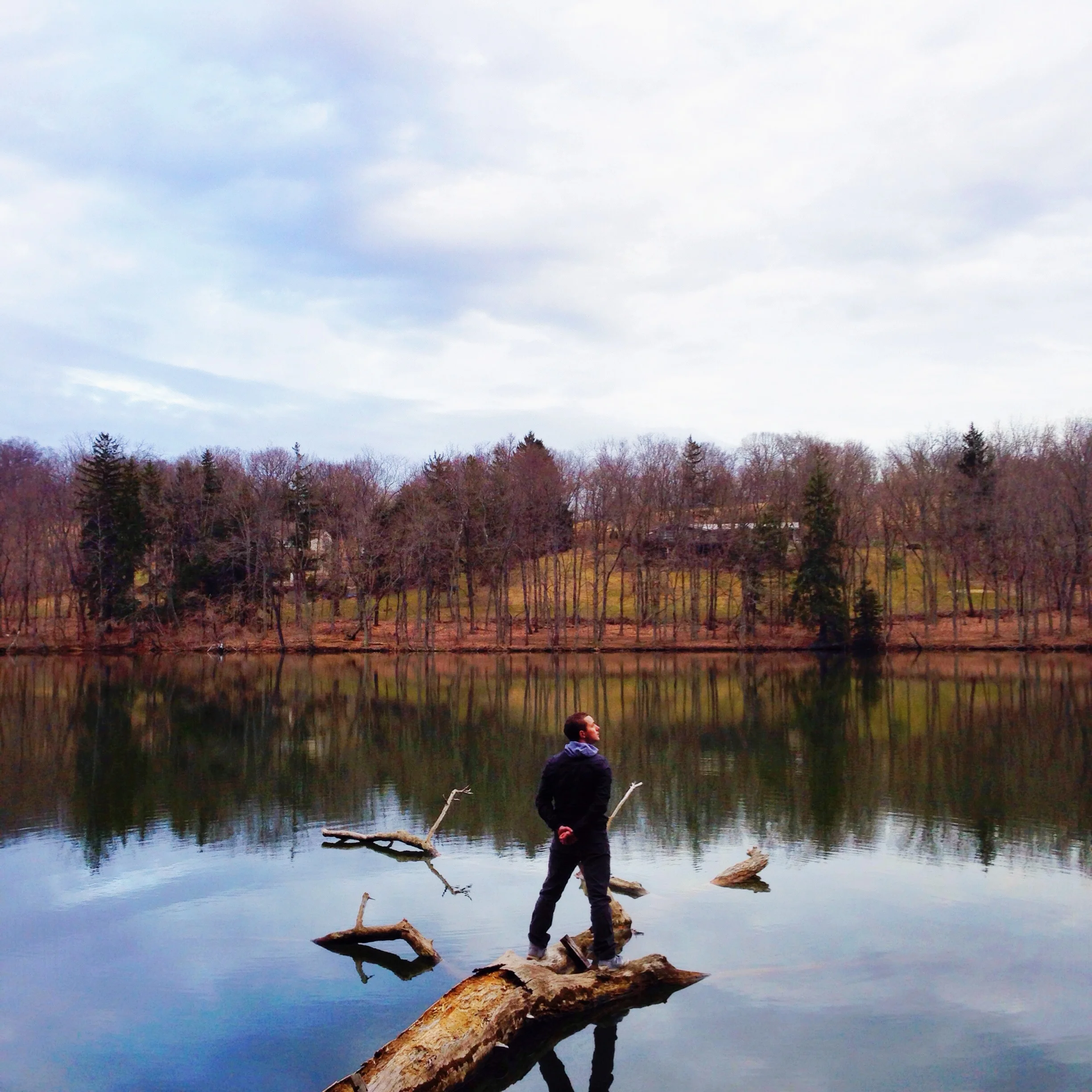 A #wicked_reflection featuring the creator of the hashtag himself, this time at Peters Lake Park
