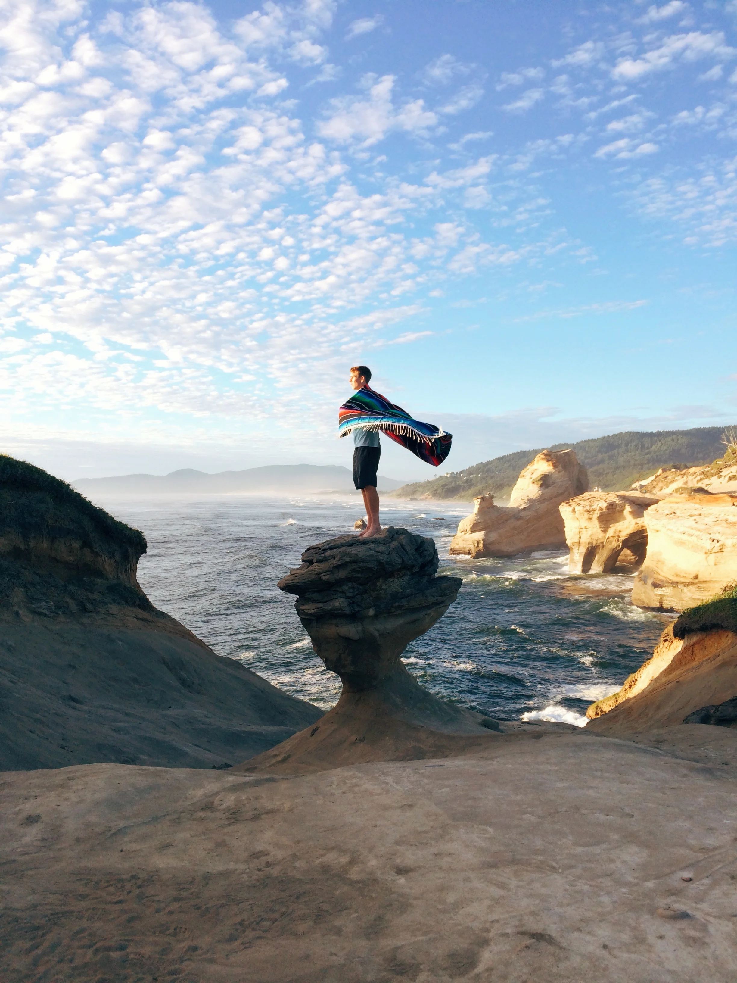 Me on the Cape Kiwanda rock taken by Nathaniel