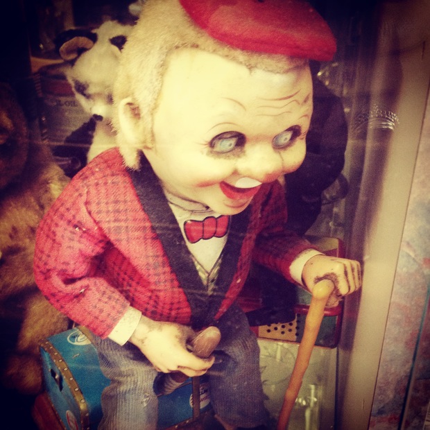 It doesn't take a wizard to figure out what this old man toy has been up to all these years!