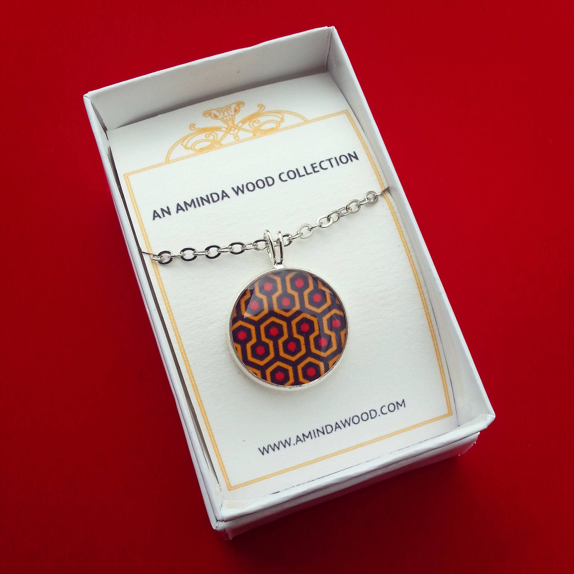 The Shining Carpet Pendant - resin cast