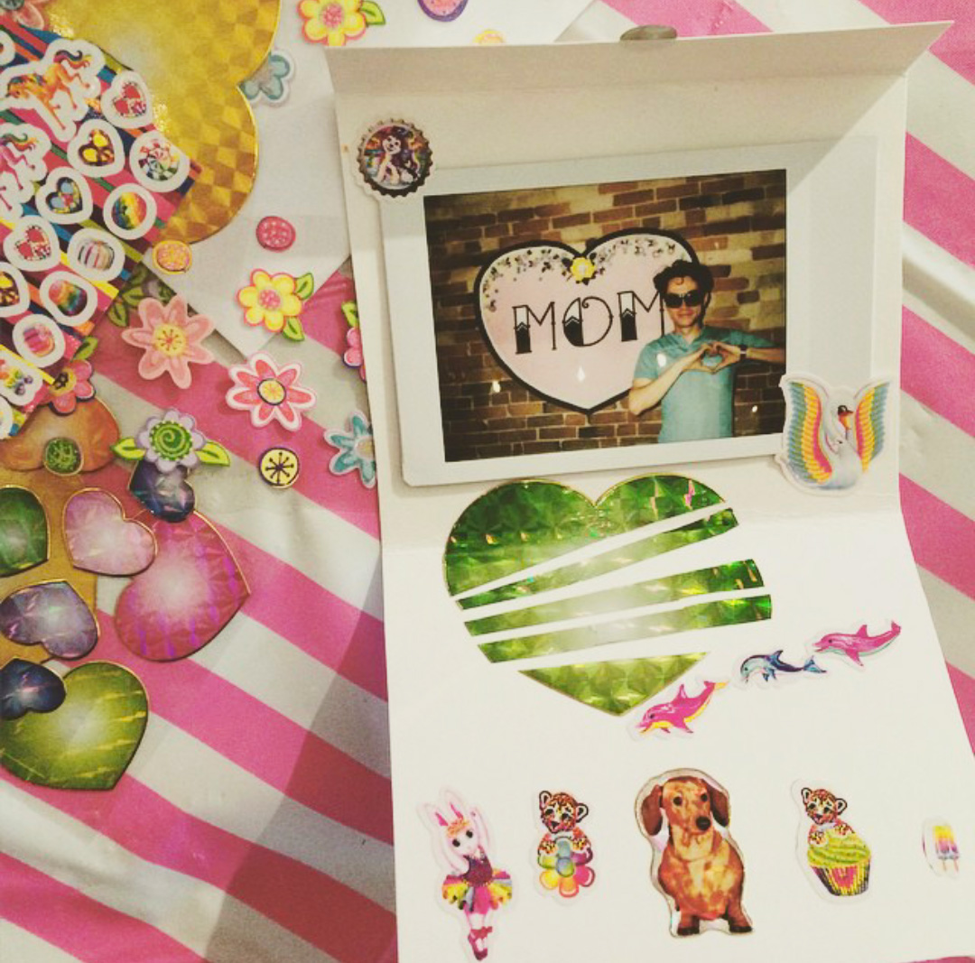 This was the most creative use of sticker design we saw on Sunday. Bravo!