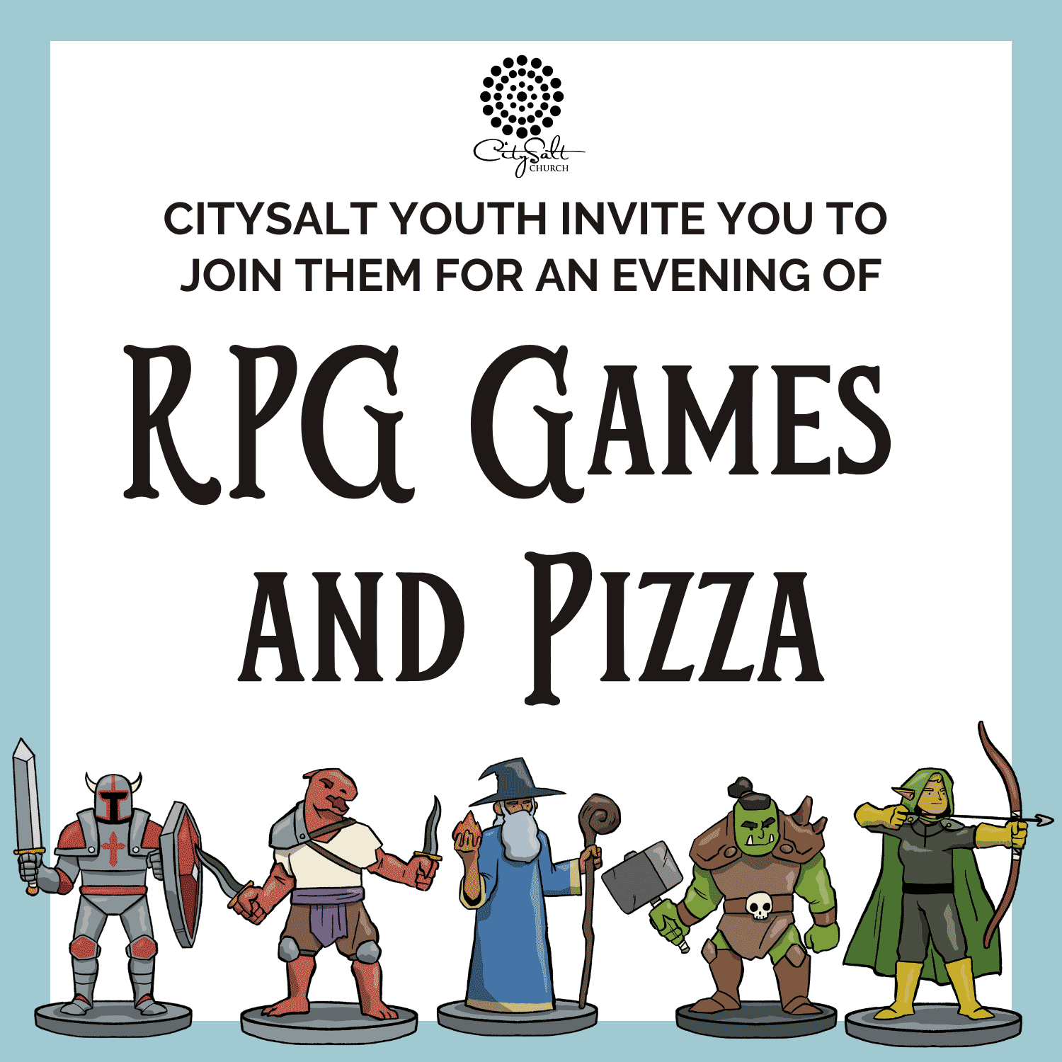 CS Youth - Role Playing Game Night | Saturday, March 21st | 5:00pm