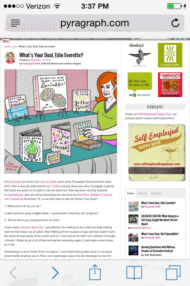 To read full little interview click here. Thanks, Pyragraph!