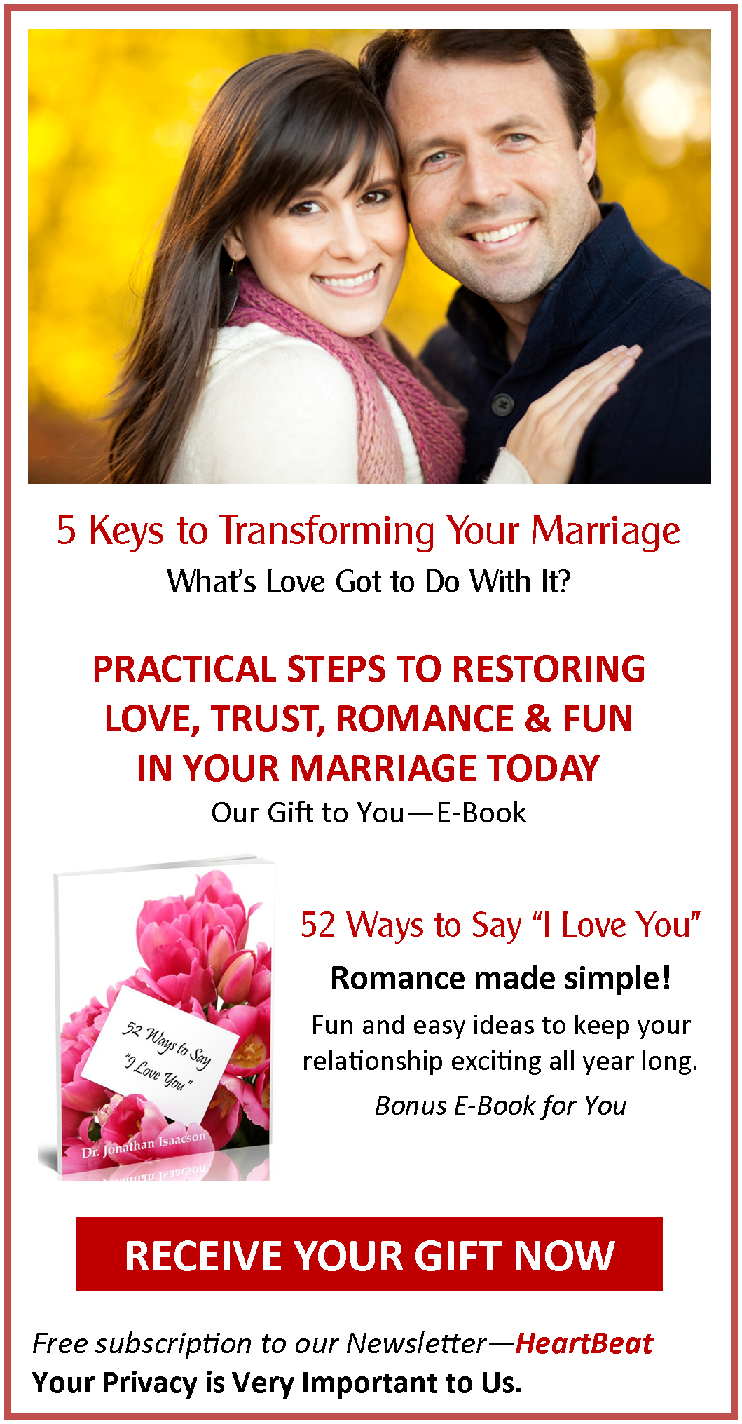 5 Keys to Transforming Your Marriage - Dr. Jonathan Isaacson