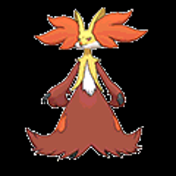 Delphox, fire type