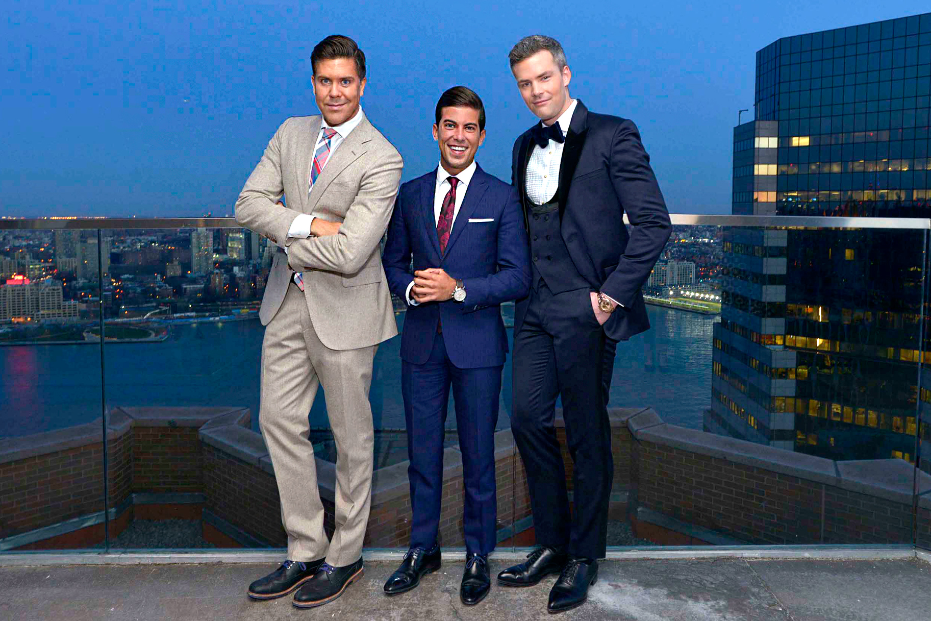 Million Dollar Listing New York cast members: Fredrik Eklund, Luis D. Ortiz and Ryan Serhant