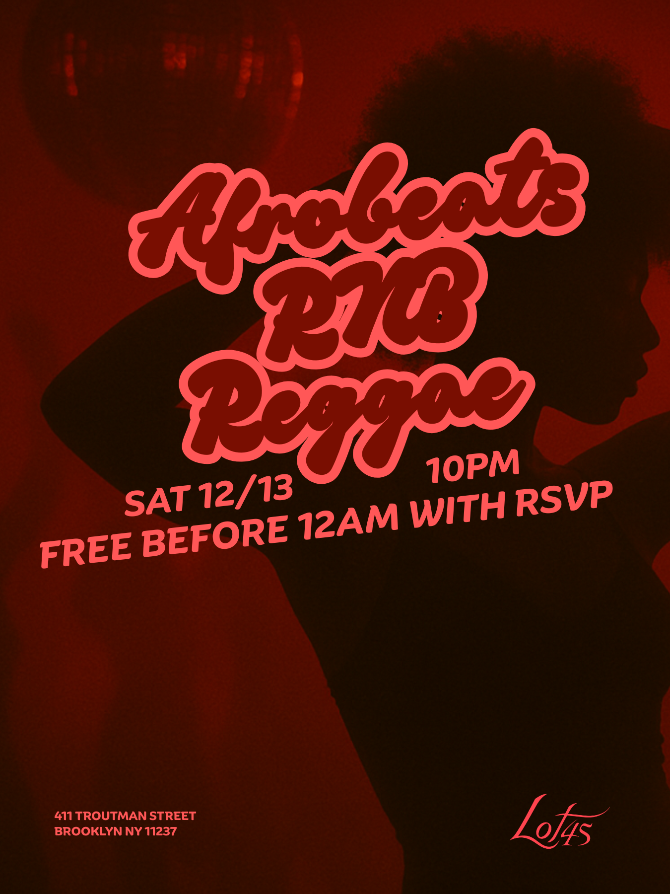 SAT 12/13 10pm