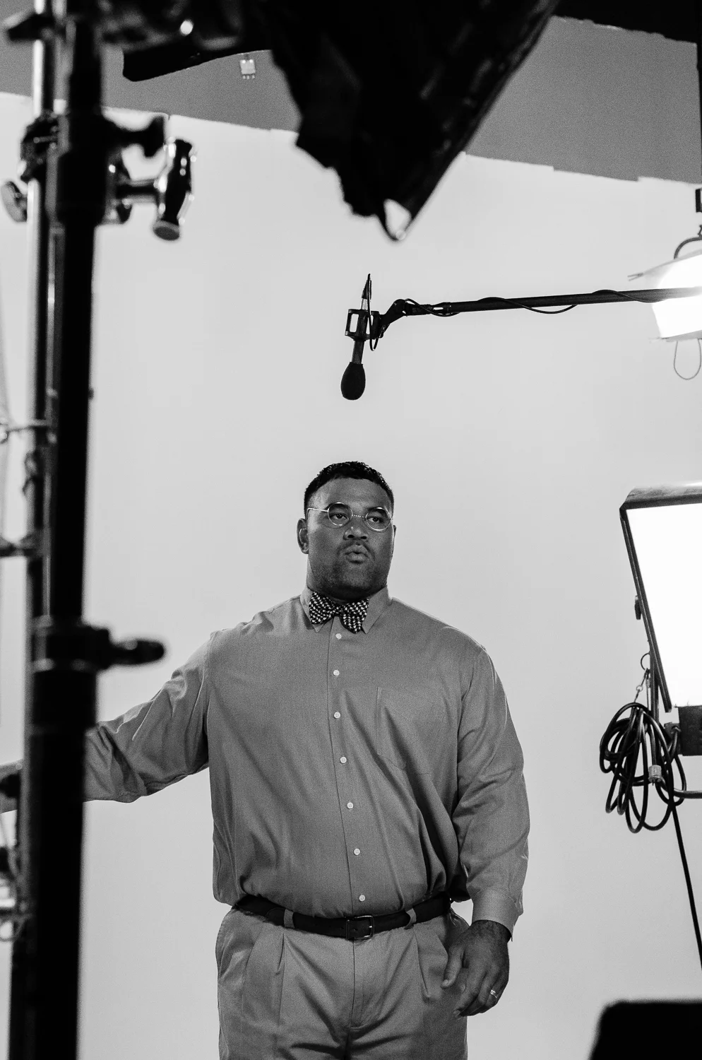 Commercial Shoot: Behind scenes royal farms Haloti Ngata