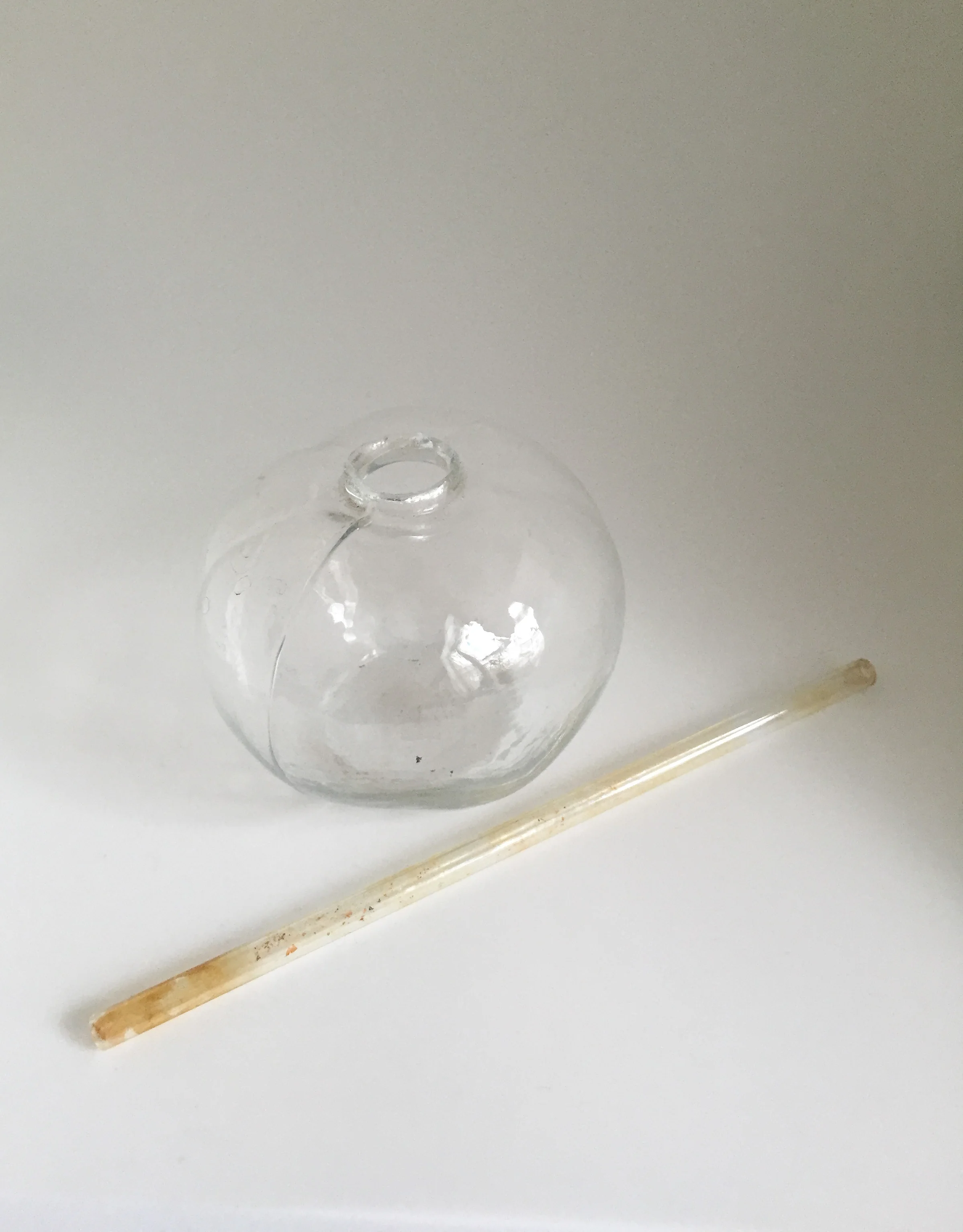 Found Glass Perfume Bottle