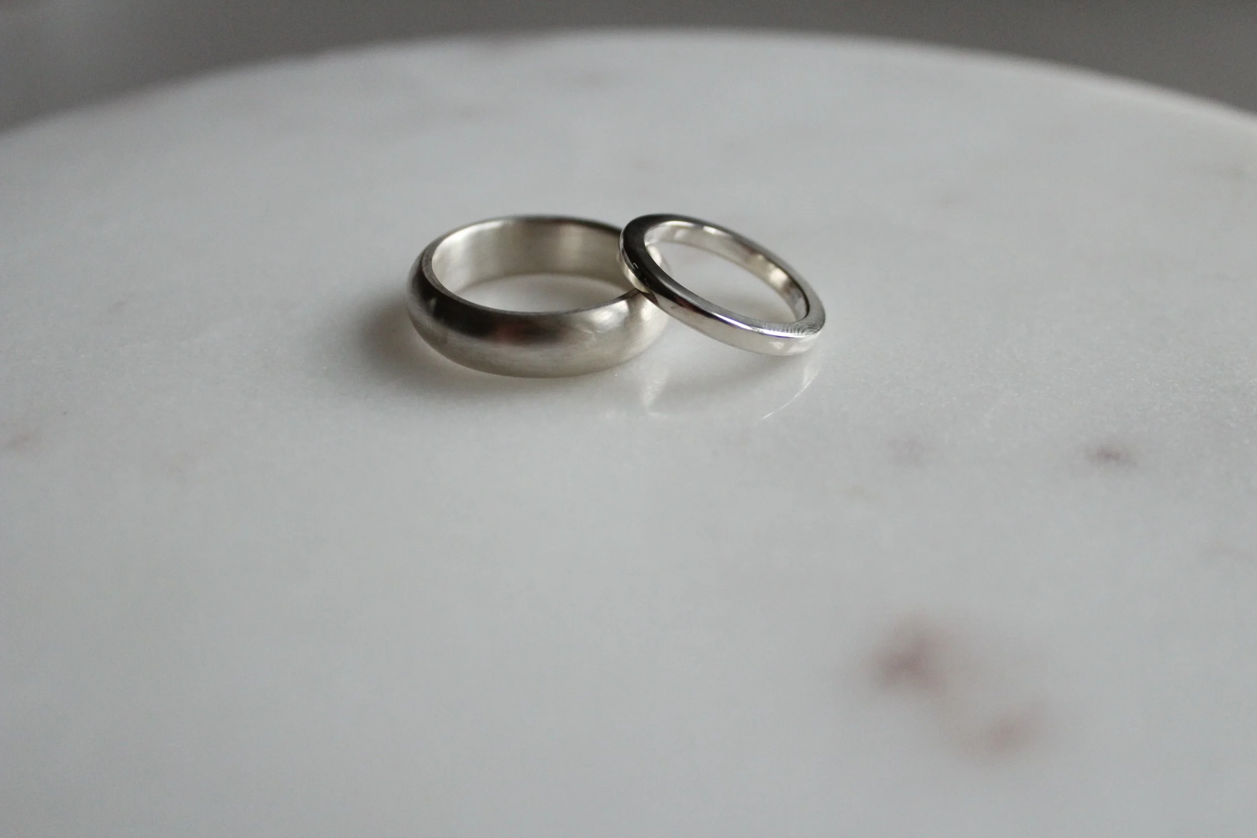 Sterling Silver Wedding Bands