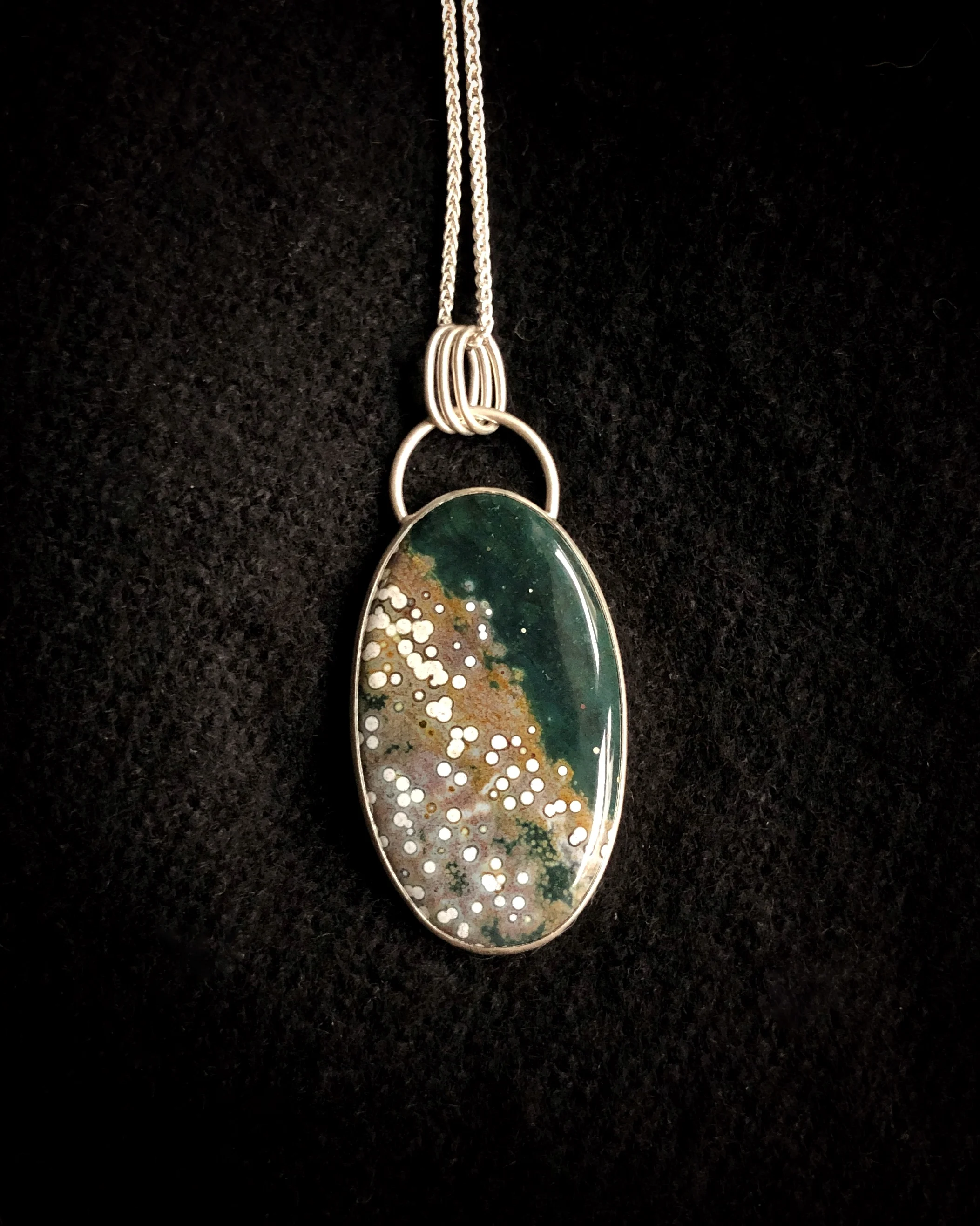Large Ocean Jasper Pendant