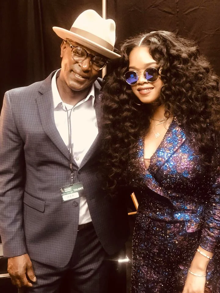 Kenny Wilson (Father of Gabi) and H.E.R.