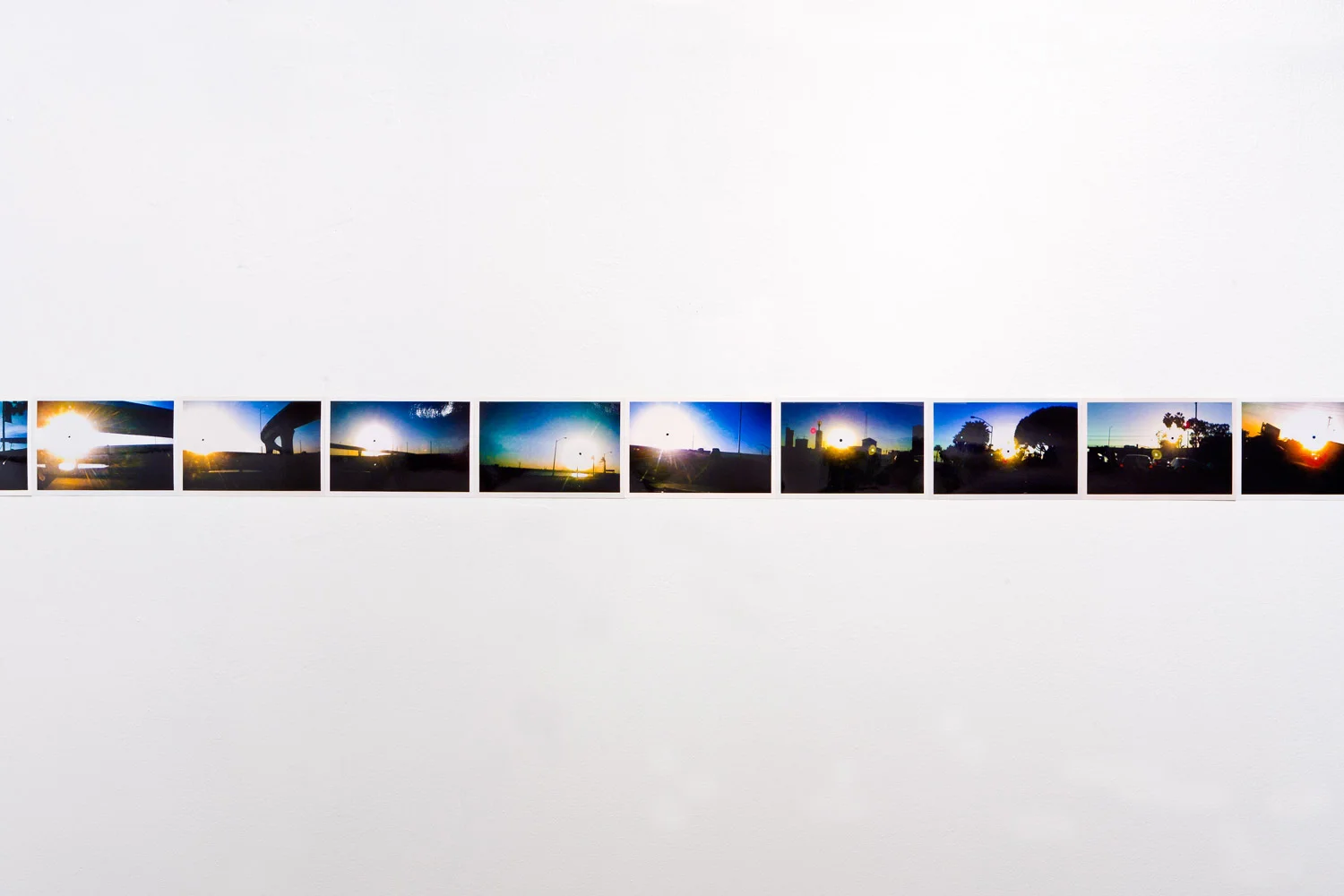‘Infinite Black Suns’ (detail), 104, 4 x 6 inch c-prints, Black Sun Project, at Bas Fisher Invitational, 2008.