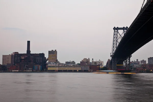 Domino factory from the Manhattan side. From The L Magazine's web article . ©2010 harlan erskine