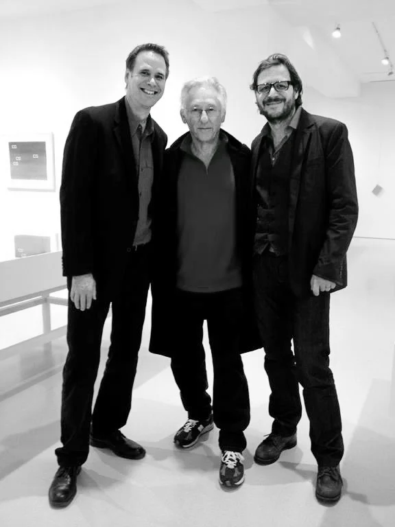 (from left) Jeff Brouws, Ed Ruscha, Hermann Zschiegner