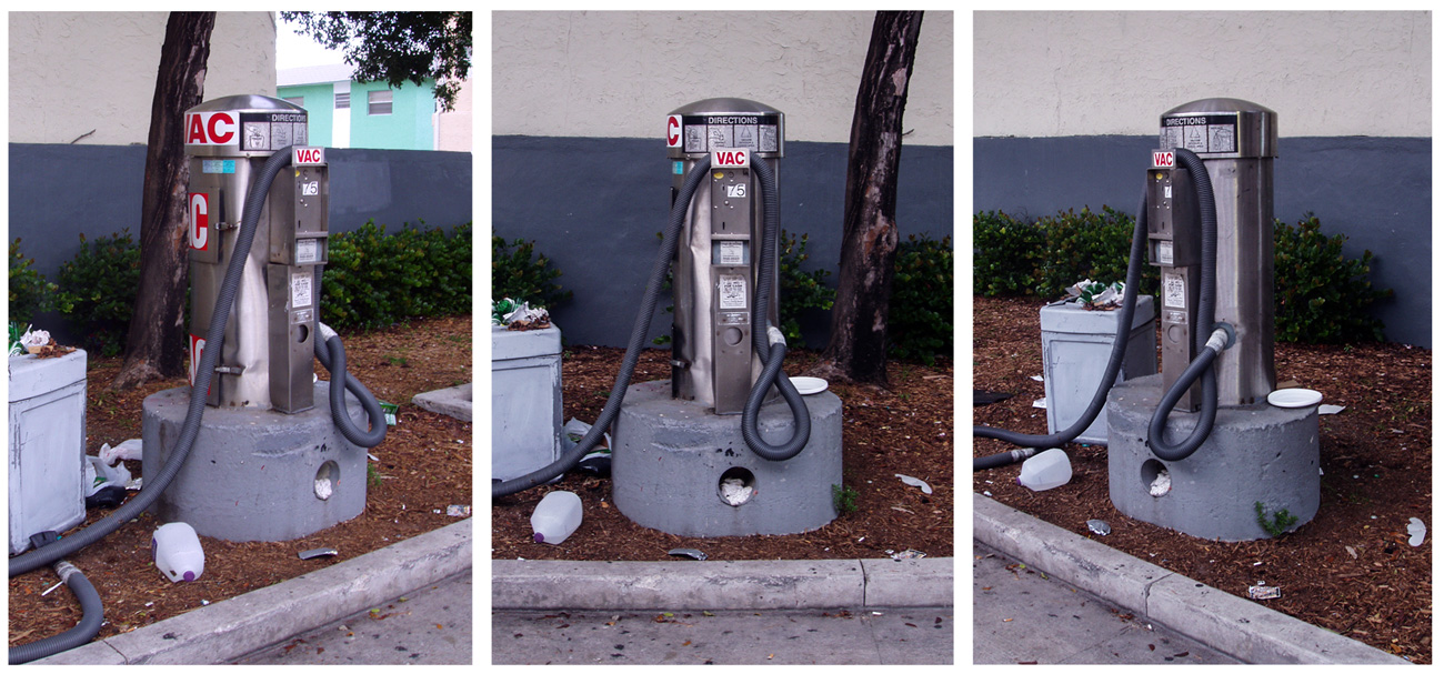 coin operated car vacuum system, ¢75, Miami, FL