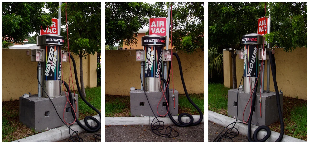 coin operated car vacuum system, ¢75, Miami, FL