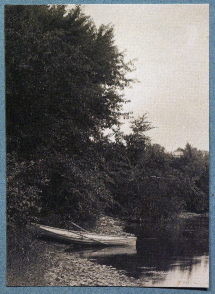 Camera Club of New York, Third Annual Dinner, 1899, canoe inside detail.*