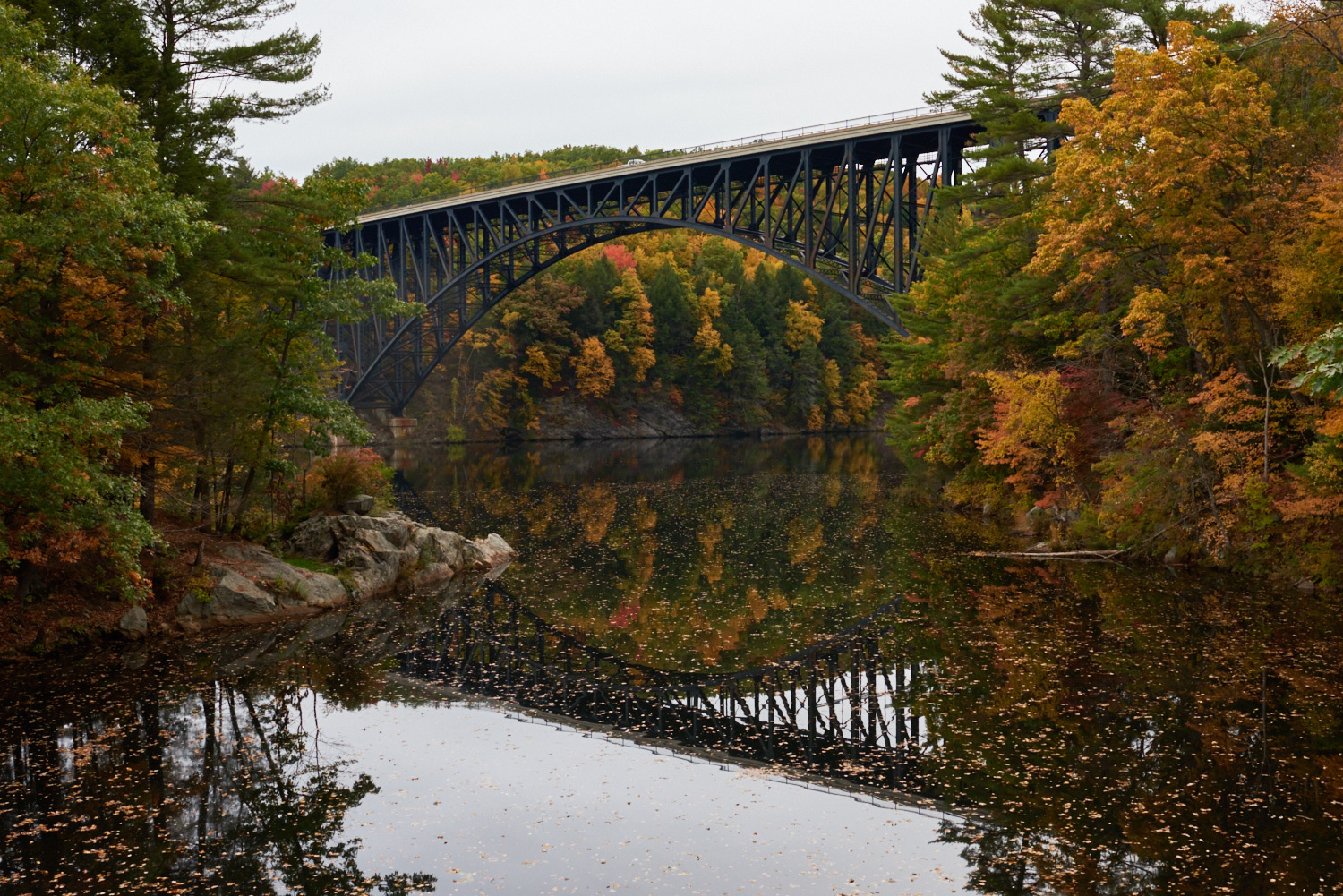French King Bridge, Millers Falls, MA. © 2016 harlan erskine.