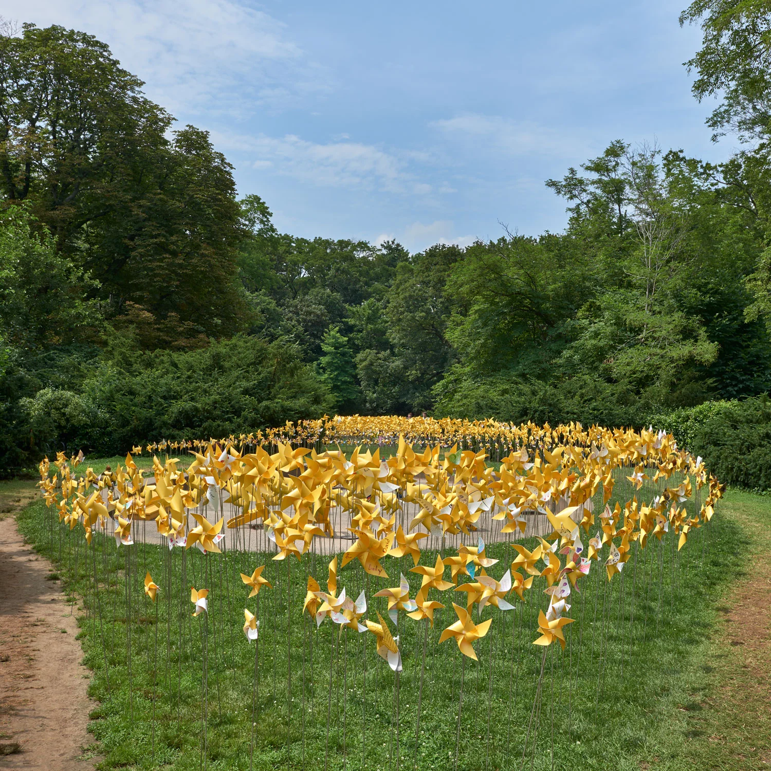 Overview of the Connective Project in Prospect Park, Brooklyn. Image © harlan erskine