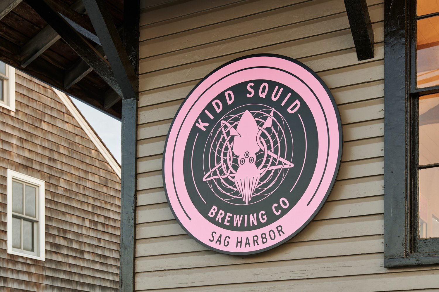  Exterior, logo, Kidd Squid Brewing Co., Sag Harbor, NY 