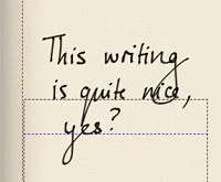 My handwriting on Noteshelf. Evernote can read this! Can you?