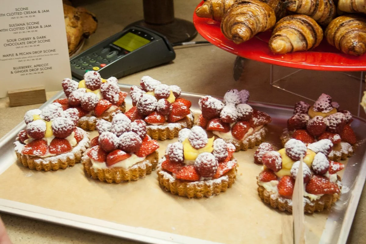 Pies from Gails Bakery. a delicious and tiny cafe and bakery. II come here for financiers and brunch on the weekend.