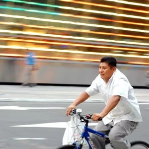 Delivery men of NY, I salute you. Photo from Jason Yung on Flickr