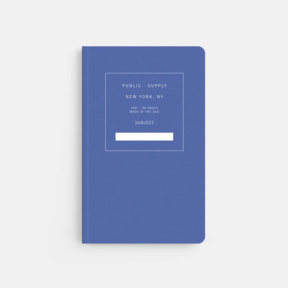 Notebook from Public Supply, USD$12
