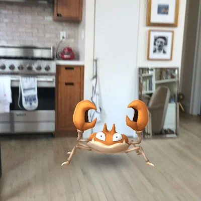 Pokemon in the kitchen