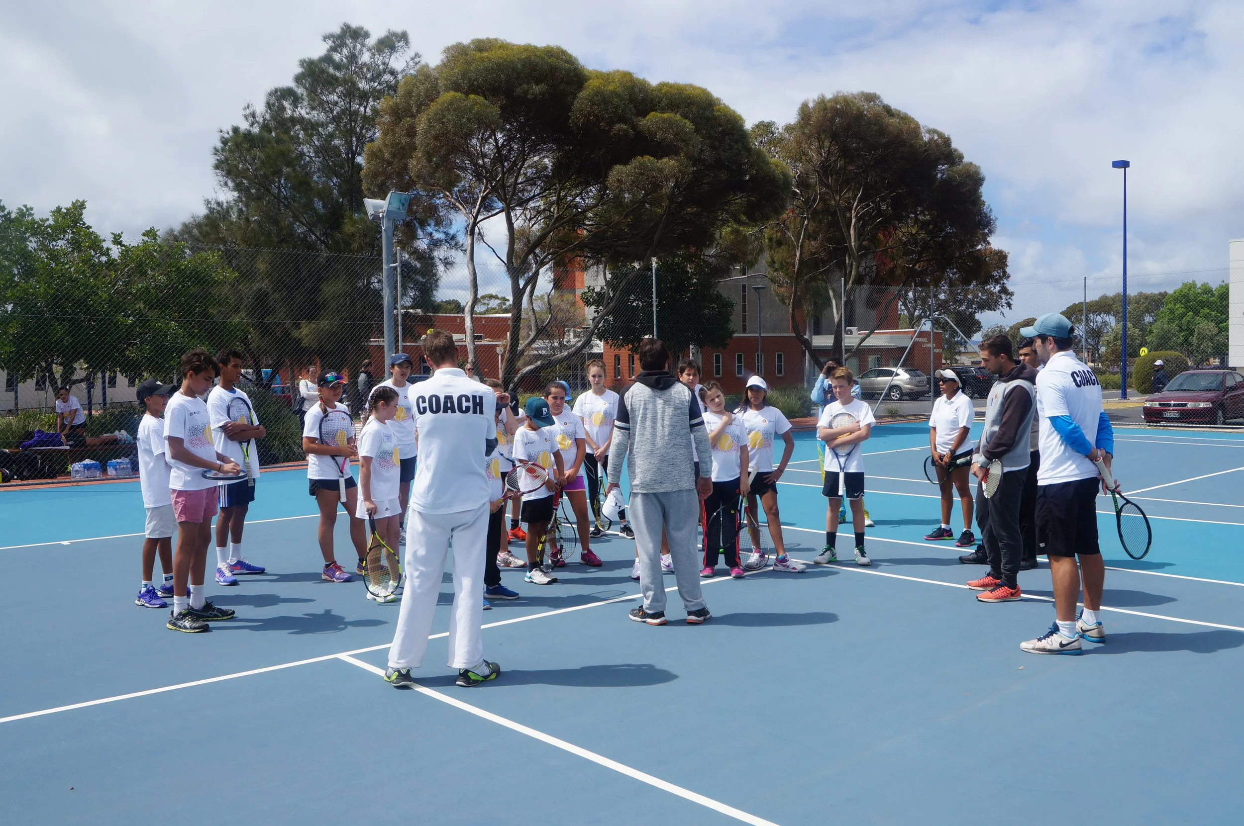First instructions from Head Coach Anzac Leidig 