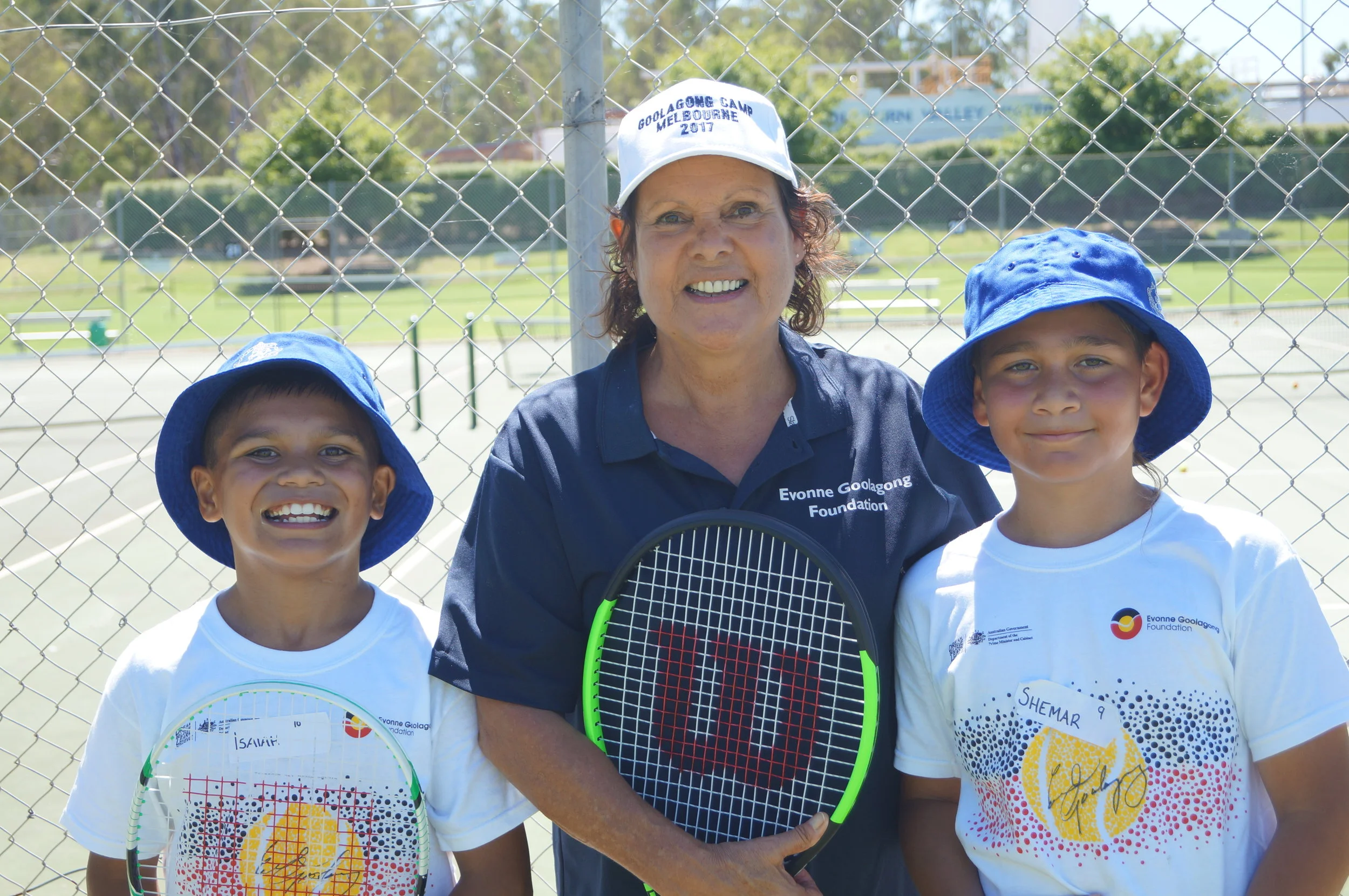 Isiah and Shemar with their new best friend!