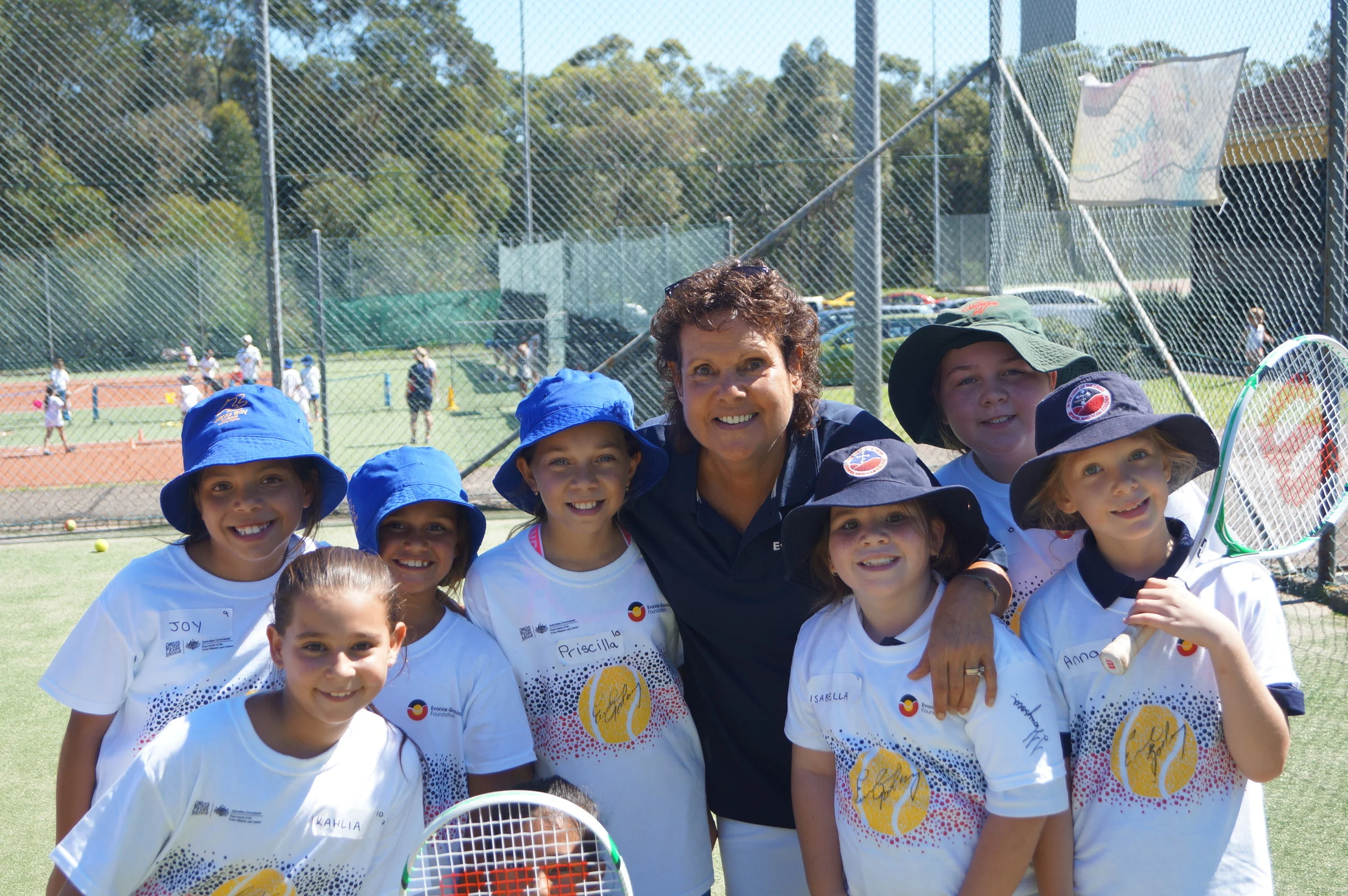 These future champs stay in school and score a photo with the Boss!