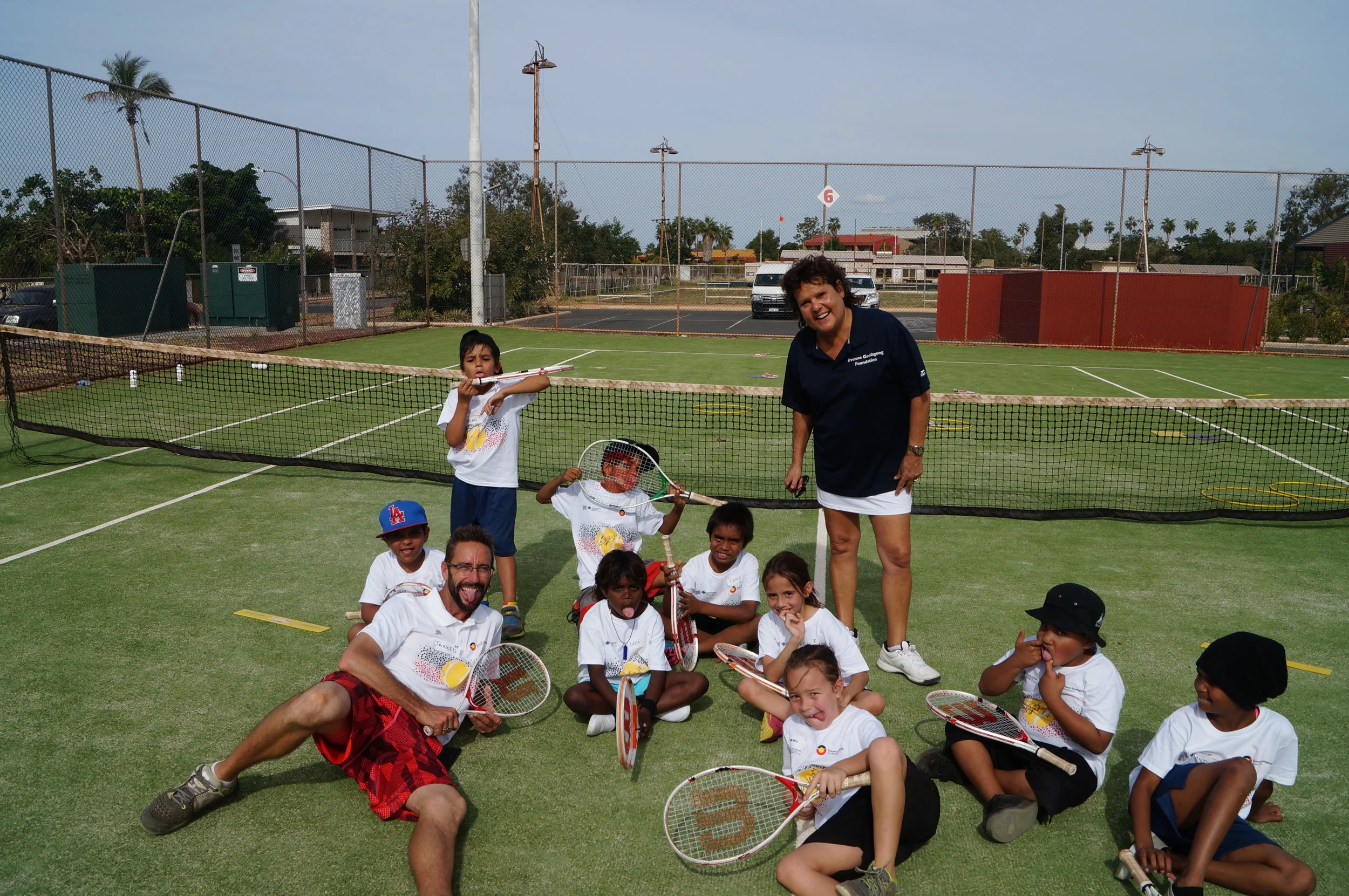 Funny face time with Jarred and the Hot Shot gang