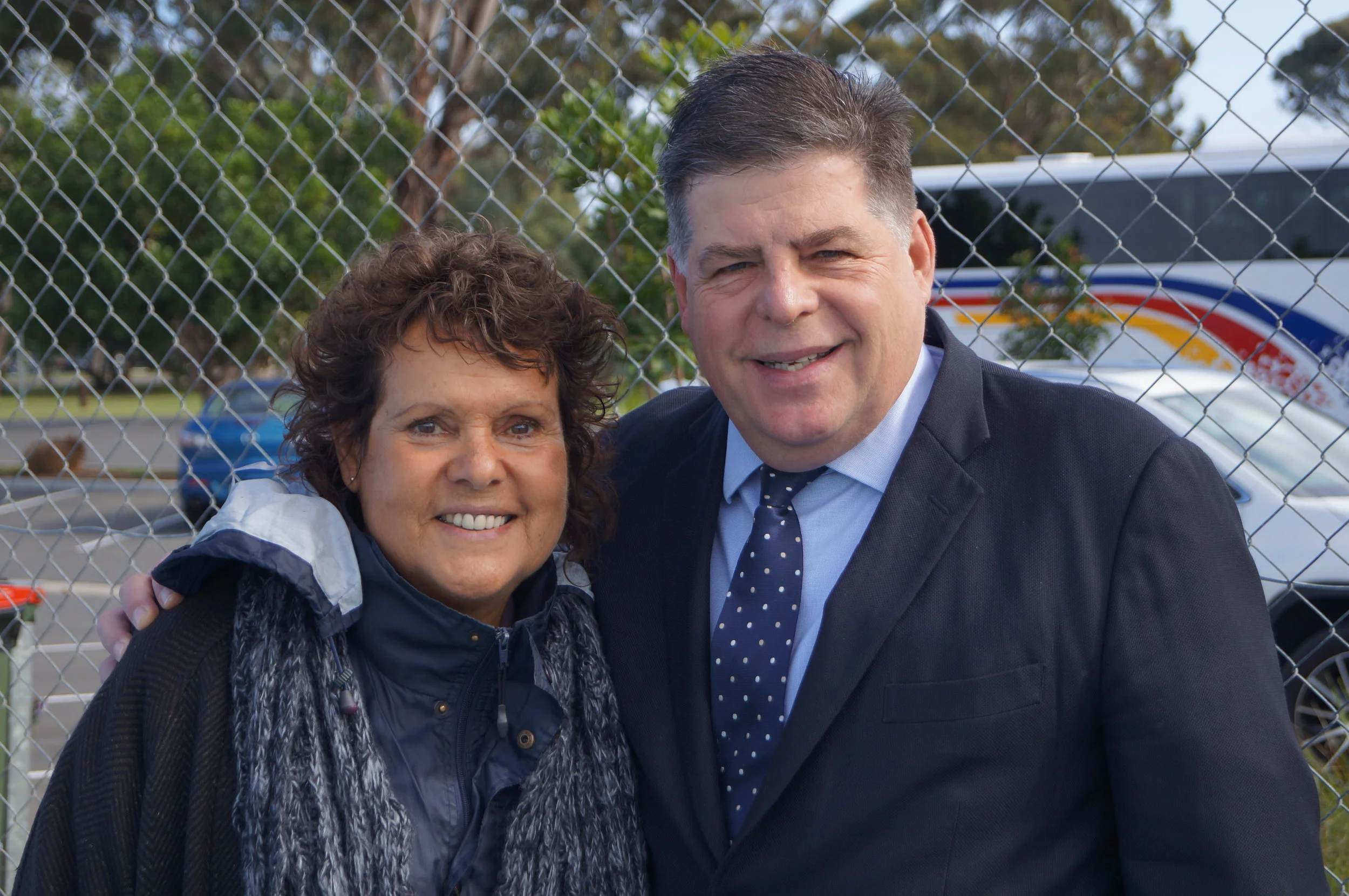 Immanuel College, Adelaide hosted our second GSDC for 2017. Many thanks to Principal Kevin Richardson pictured here with Evonne.