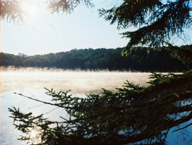 mist on the lake the morning silence woke us up really early, july 2017