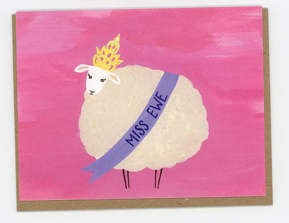i heart animal puns <3 ~ you can snag this card from my etsy store OR AT YOUR LOCAL PAPER SOURCE!!! OMGGG! <3