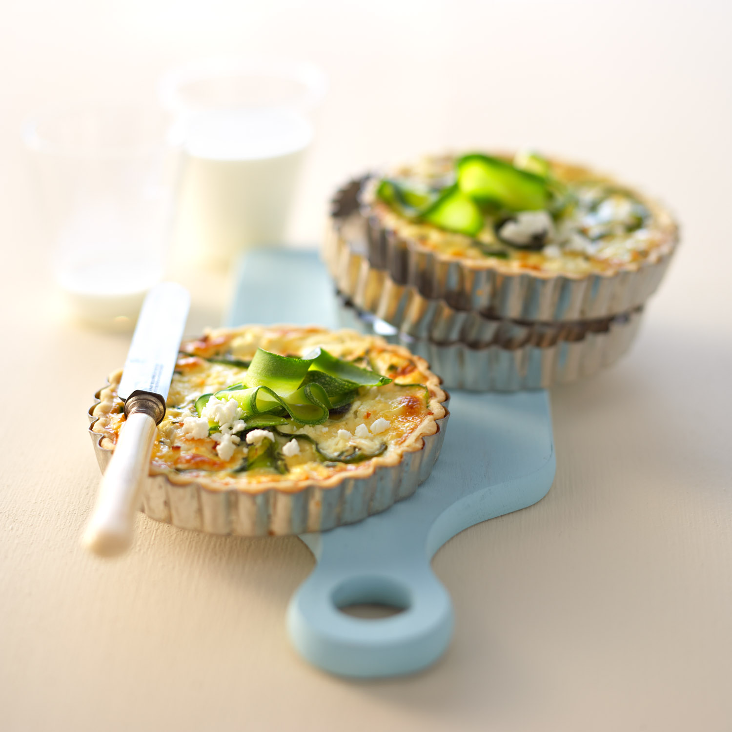 Quiche aux courgettes