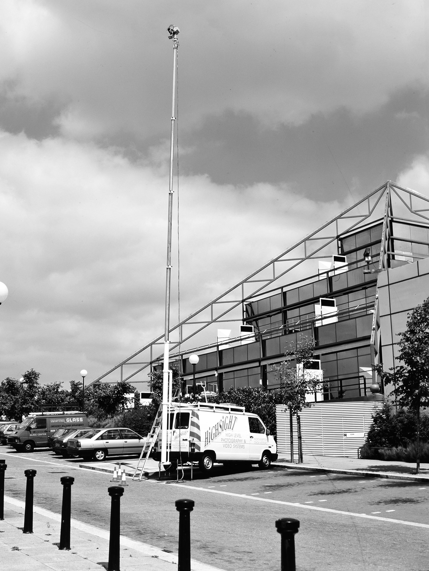 Our Highsight vehicle outside the MK Point