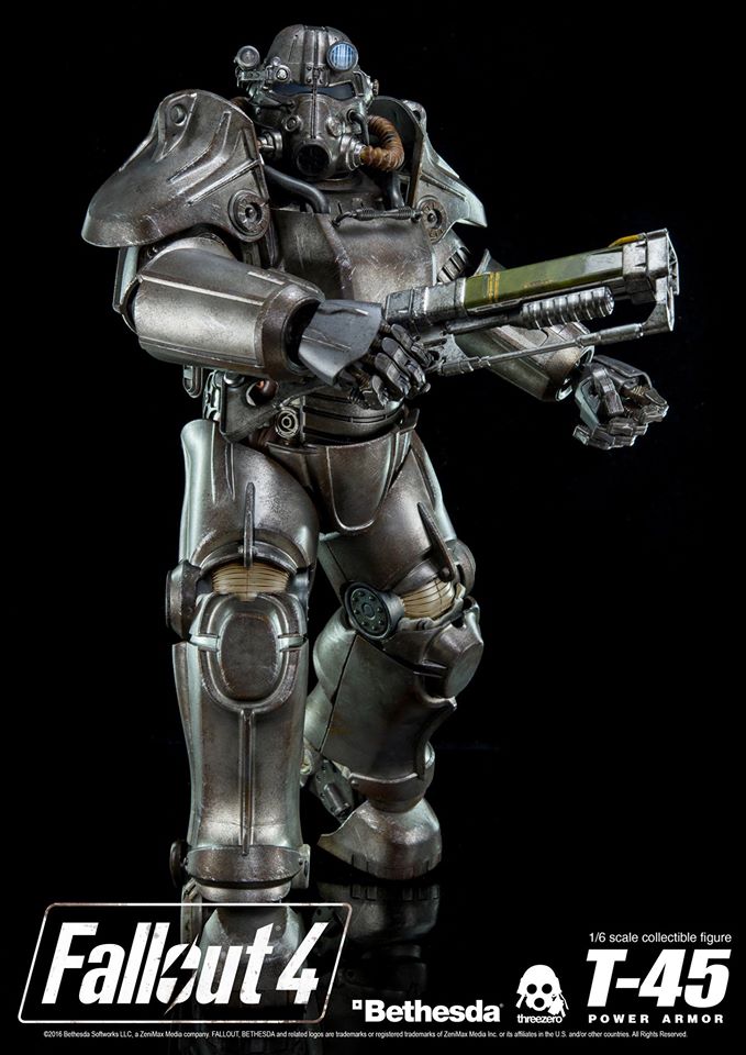 Fo4よりt 45 パワーアーマーが1 28予約販売開始 Threezero Blog Jp