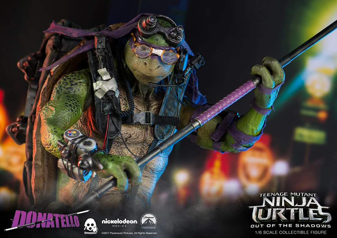 スリーゼロ ミュータント タートルズ ドナテロ ThreeZero 1/6 TMNT: OUT OF THE SHADOWS: DONATELLO — THREEZERO BLOG JP