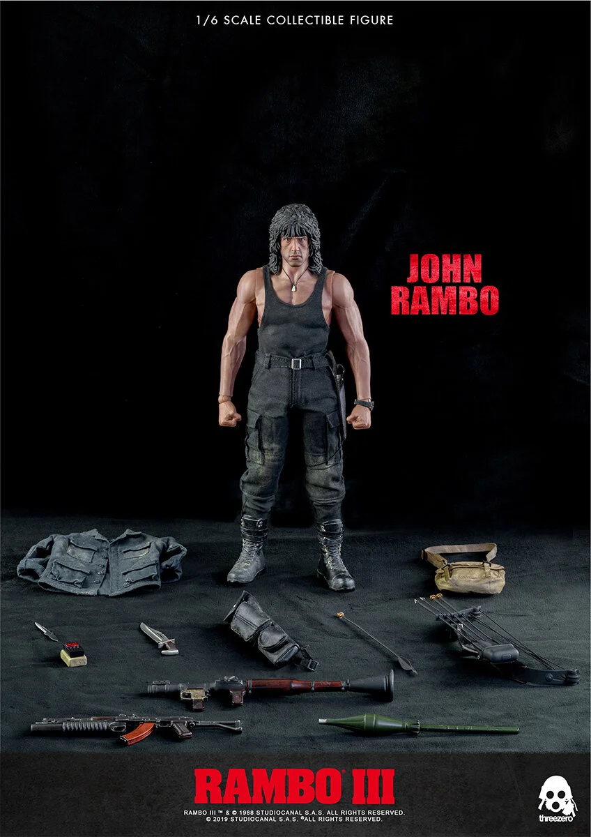 RAMBO III: 1/6 JOHN RAMBO — THREEZERO BLOG JP