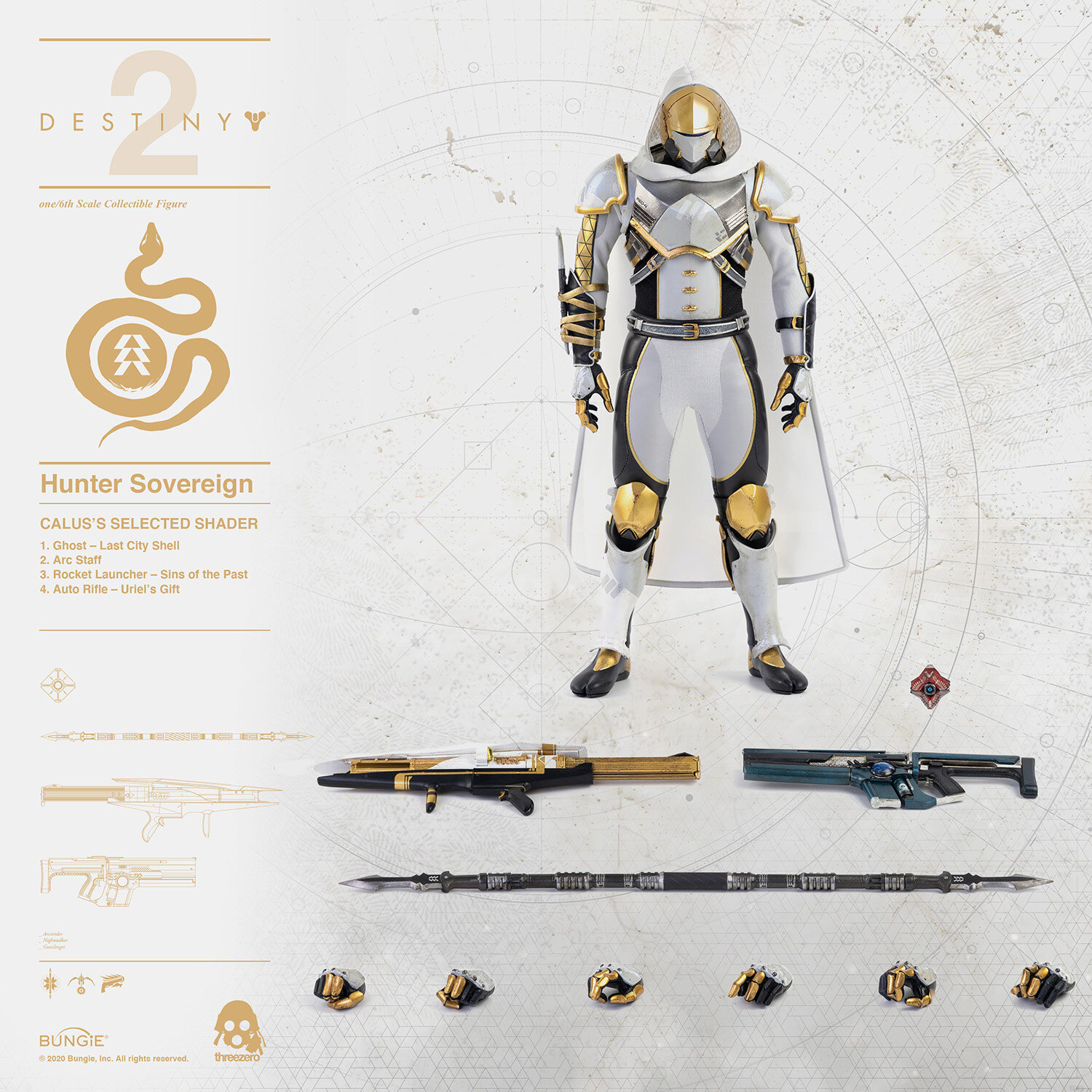 Destiny 2 - ハンター君主装備」2種が予約販売中！ — THREEZERO