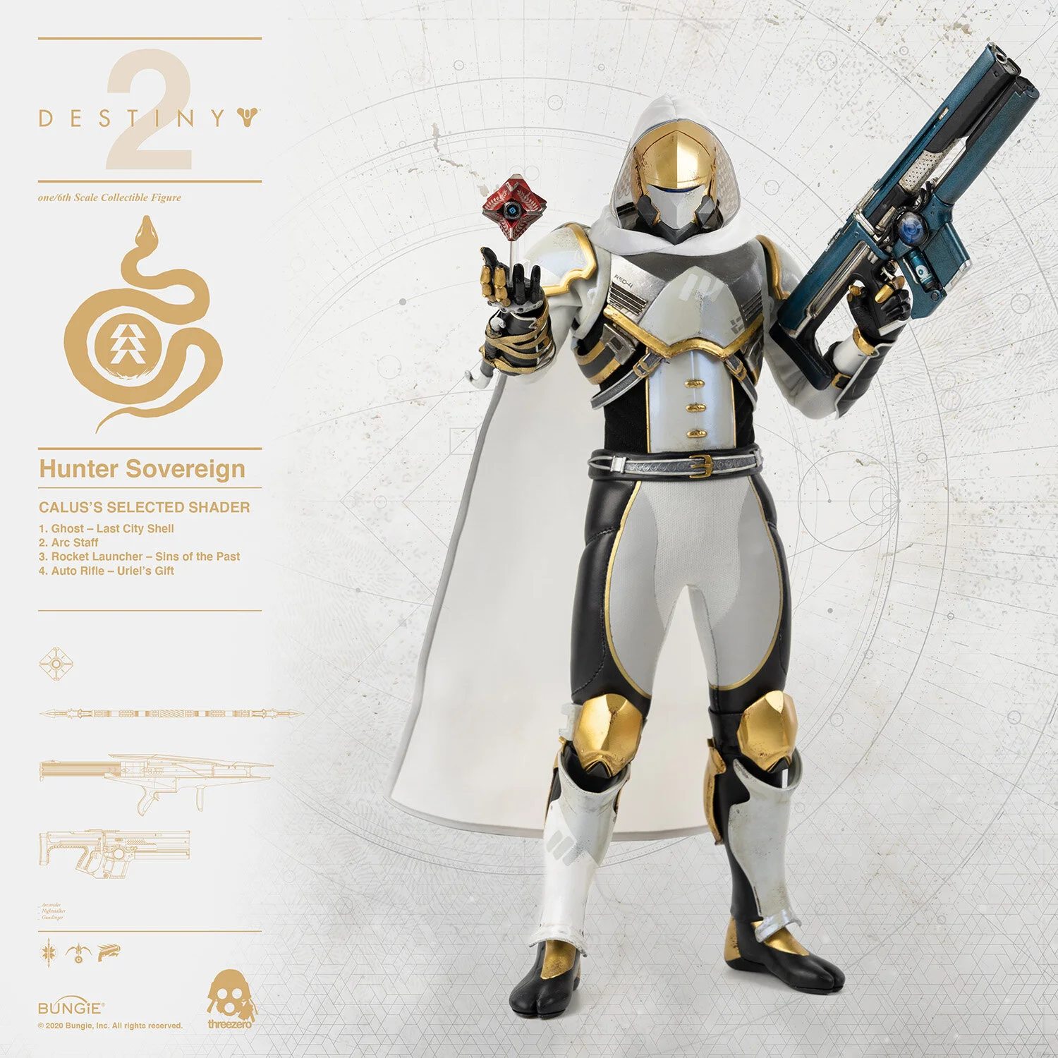 Destiny 2 - Hunter Sovereign Calus's Selected Shader