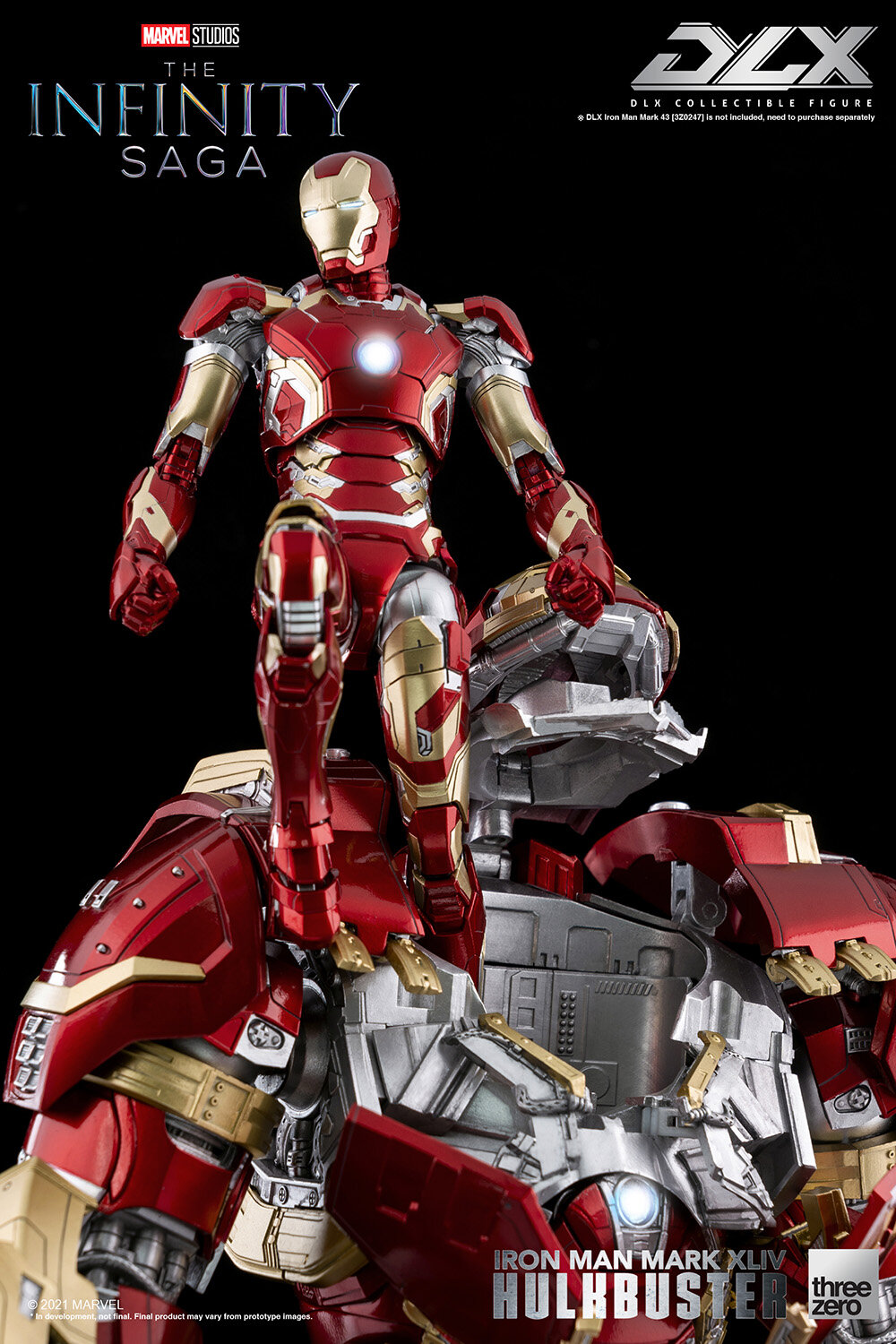 THREEZERO DLX ハルクバスター アイアンマン マーク43 セット アイアン 