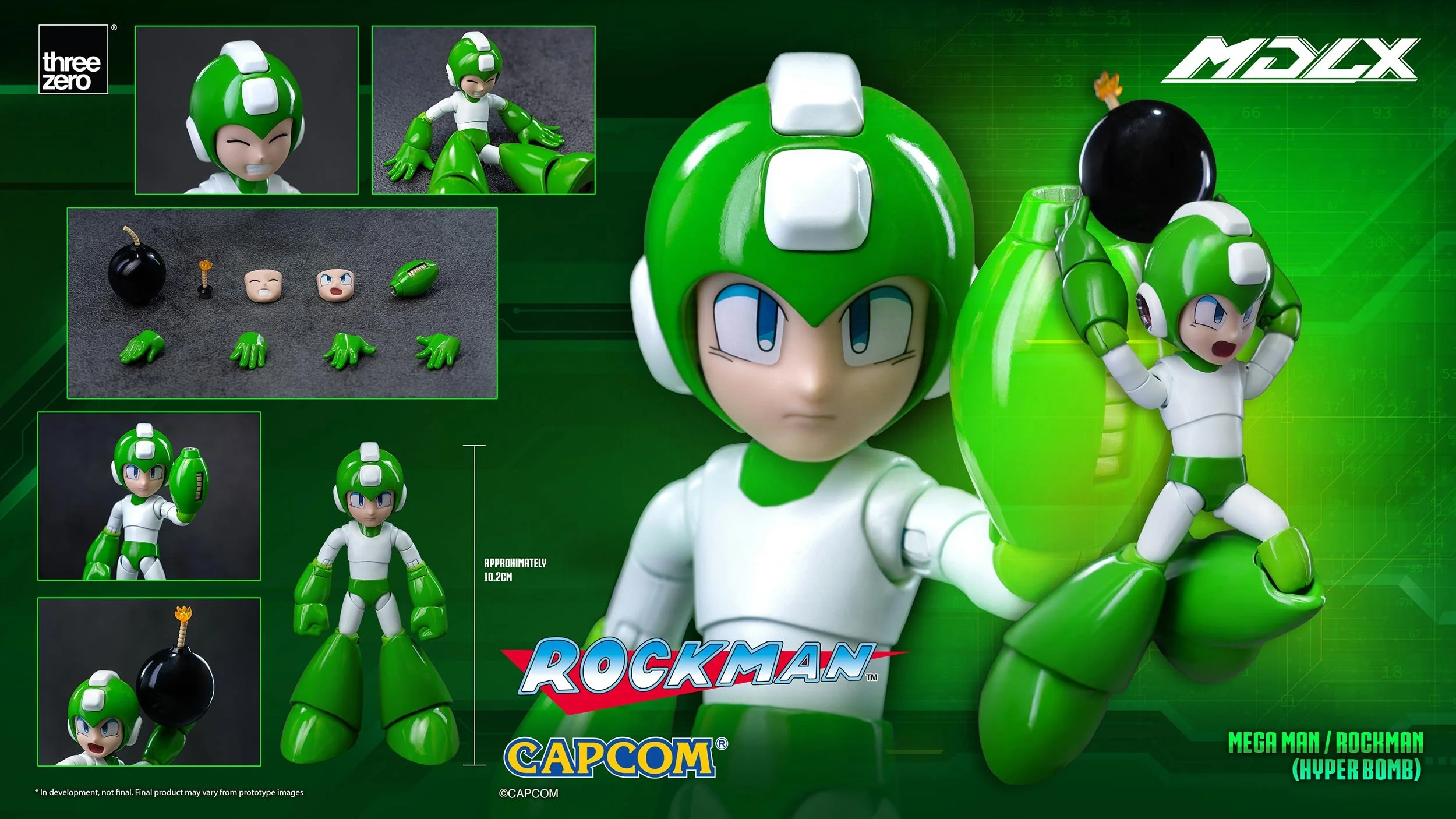 threezero MDLX ロックマン ゲーム「ロックマンX」シリーズより「MDLX エックス」が登場
