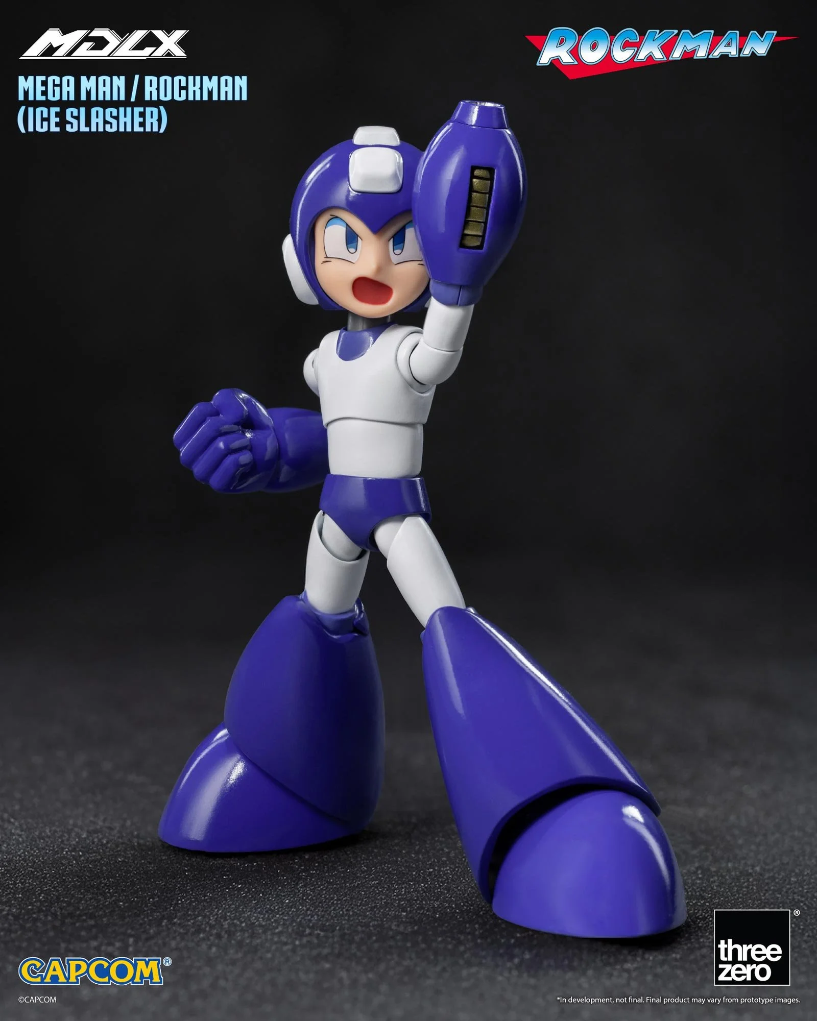 イベント限定品 MDLX ロックマン（アイススラッシャー）threezero 機甲展 2026(大阪) 開催記念】「MDLX ロックマン（アイススラッシャー