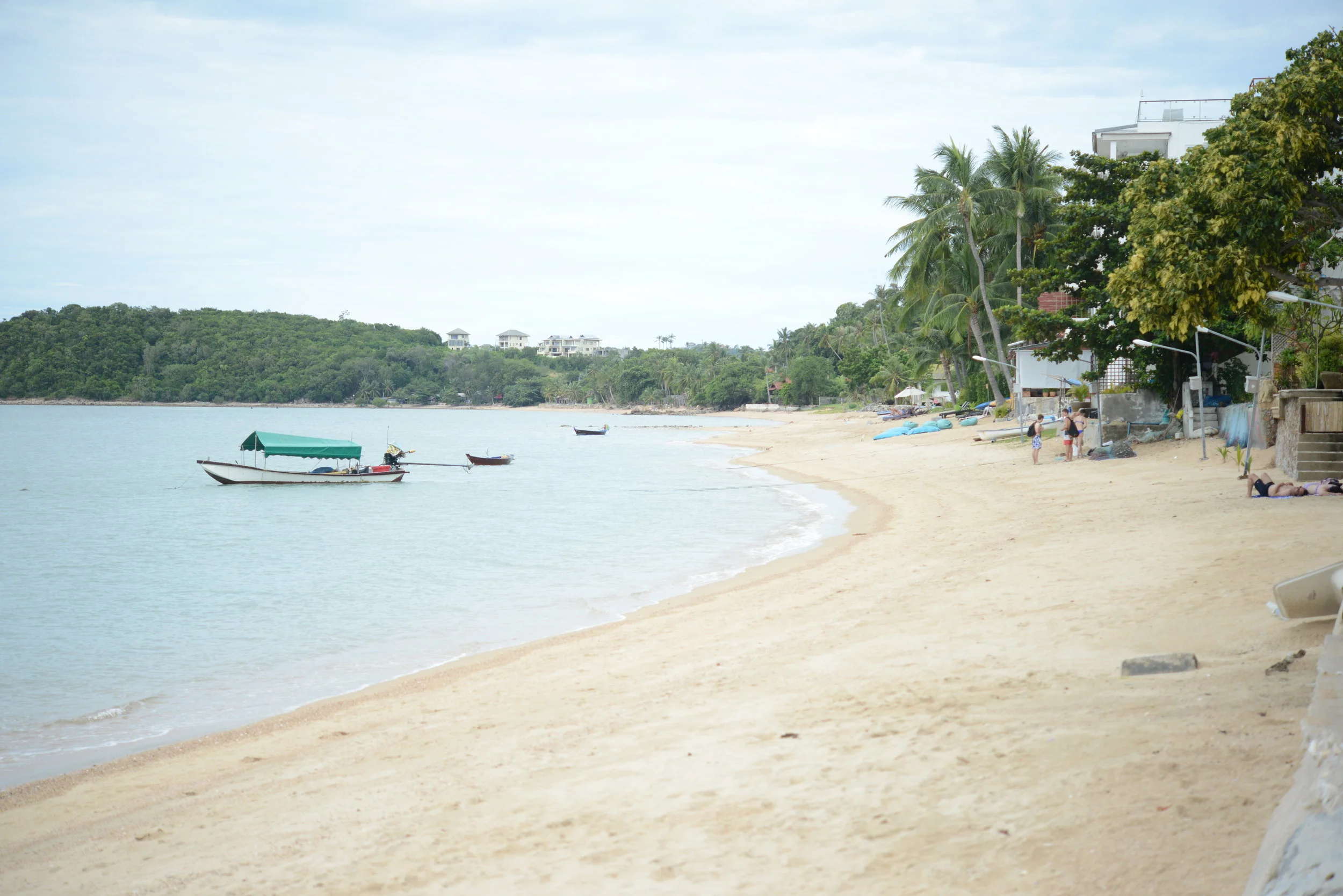 der Strand von Bophut
