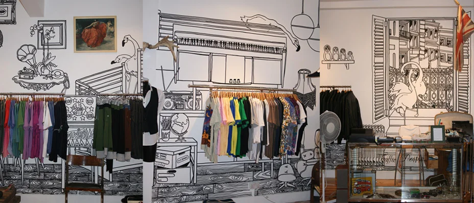 Retail Design, Brick Lane/Carnaby Street/Kings Road, London.